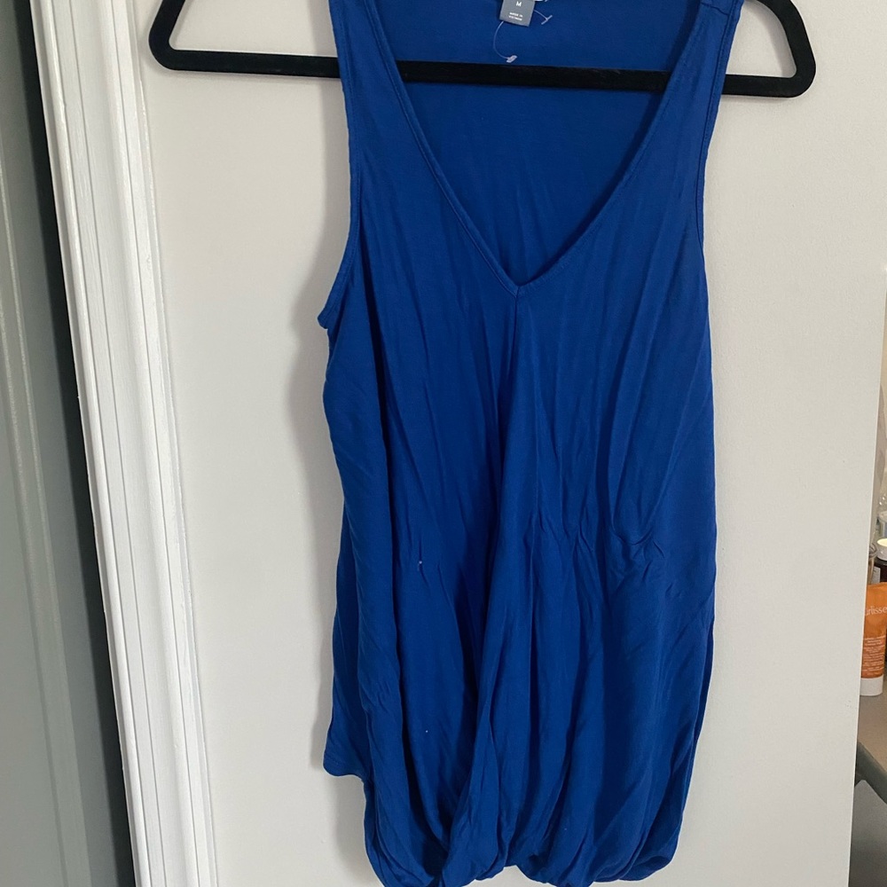 Blue tank top